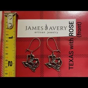 James Avery Rose of Texas earrings